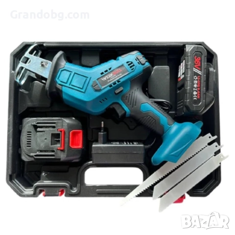 Акумулаторен Саблен трион WerkBull 36V + 3 ножа, снимка 2 - Други инструменти - 52108032