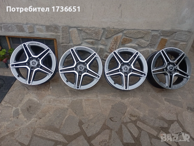 Оригинални AMG Джанти 18", снимка 2 - Гуми и джанти - 52346295