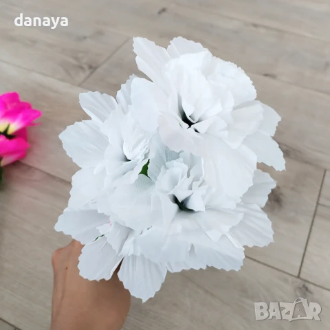 5994 Изкуствен букет цветя, 30 см, снимка 6 - Изкуствени цветя - 50879504