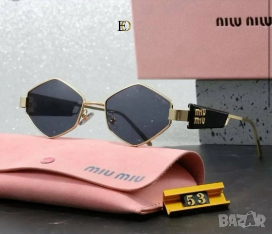 очила с калъф prada miu miu , снимка 9 - Слънчеви и диоптрични очила - 50571493