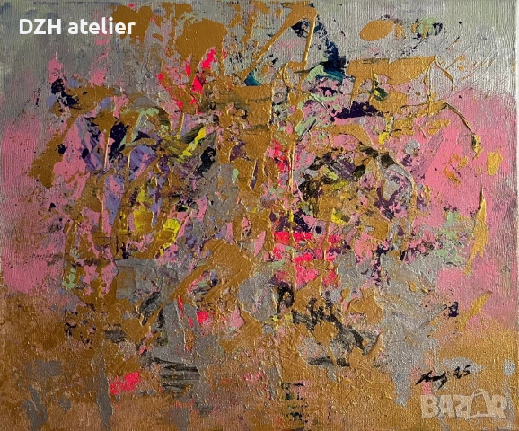 Авторска картина “Anxiety”, снимка 5 - Картини - 51642176