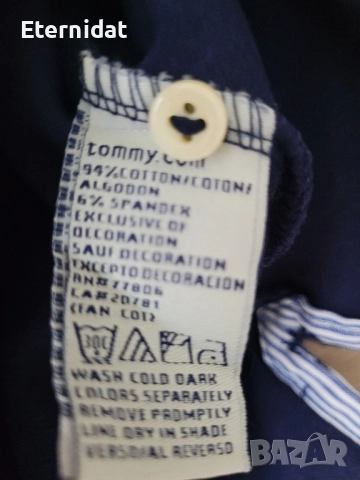 Оригинална тениска с яка TOMMY HILFIGER , снимка 4 - Тениски - 51482896