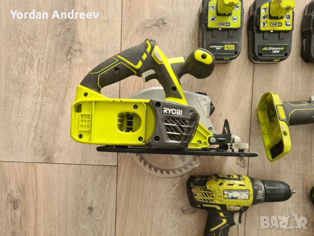 Сет акумулаторни инструменти Ryobi (Риоби), снимка 4 - Други инструменти - 52447524