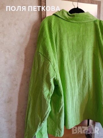 Зелено връхно, снимка 6 - Якета - 54103821