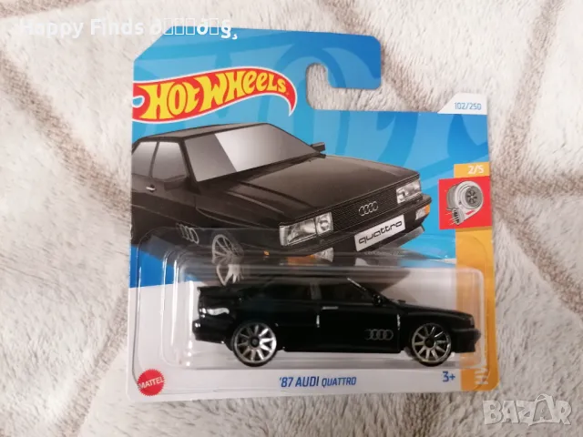 💕🧸 Hot Wheels `87 Audi Quatro HW Turbo, снимка 4 - Колекции - 44824900