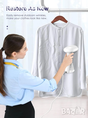 Ръчен уред за гладене с пара, преносим уред за гладене с пара за дома и пътуване, снимка 3 - Ютии - 53744047