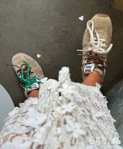 дамски маратонки miu miu , снимка 5 - Маратонки - 50596274