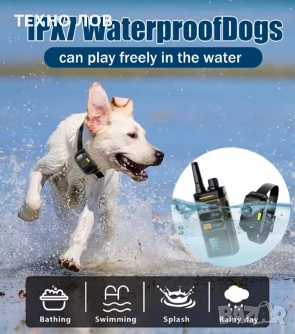 Електронен нашийник за куче професионален от висок клас с голям обхват ДО 2000 метра , снимка 4 - За кучета - 52253040