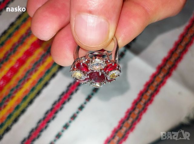 Бароков дамски пръстен, снимка 15 - Антикварни и старинни предмети - 46463066