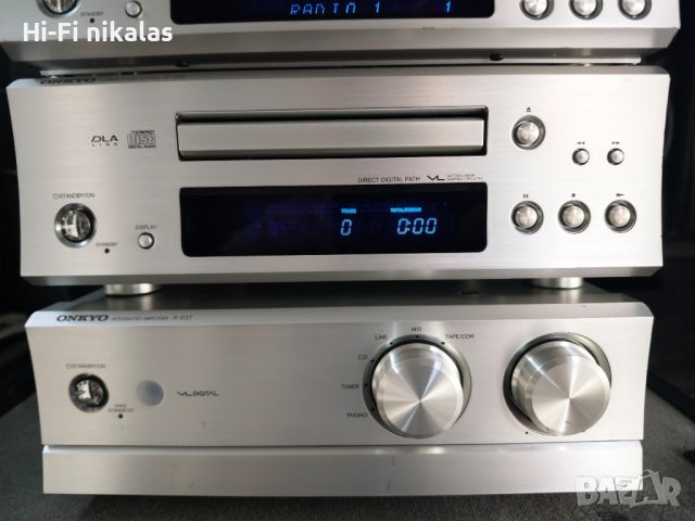 стерео усилвател ресийвър стъпало CD плейър ONKYO A-933  C-733 T-433 + дистанционно , снимка 4 - Ресийвъри, усилватели, смесителни пултове - 46259791