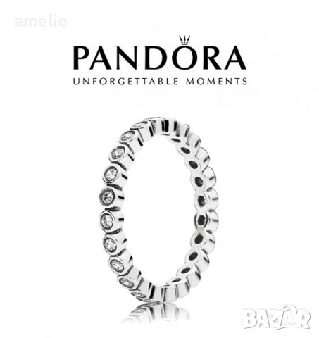 Промо!Пръстен по модел тип Pandora Circles Ring Shade. Колекция Amélie, снимка 1 - Пръстени - 43537368