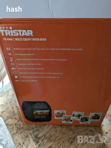 Фритюрник без мазнина Tristar FR-6964, 10L, 1800W, снимка 5 - Фритюрници - 45810573