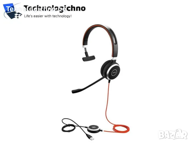 Слушалки Jabra Evolve 40 MS Mono USB-C, снимка 1 - Слушалки, hands-free - 47041481