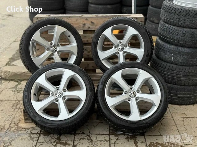 5х112 Джанти 17 Цола Фолксваген Голф Кади Тоуран 5x112 Golf Caddy Touran, снимка 3 - Гуми и джанти - 53501225