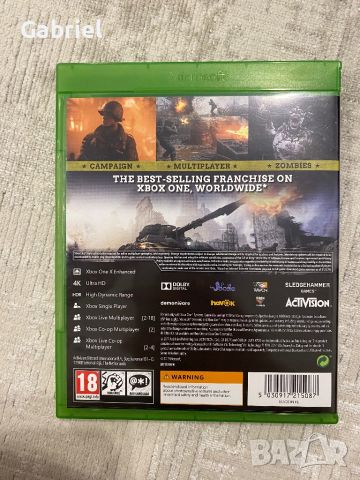 Call of Duty WWII Xbox One, снимка 3 - Игри за Xbox - 45597772