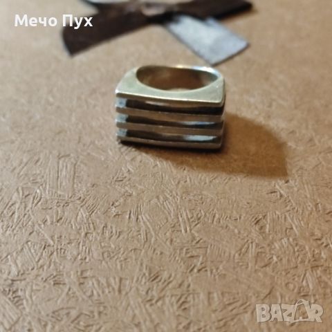 Сребърен пръстен (222), снимка 5 - Пръстени - 45530601