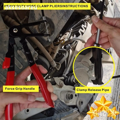 Прави клещи за премахване на водни съединения KRAFT&DELE 690 мм, с гъвкаво жило с дължина 690 мм., снимка 10 - Клещи - 53769120