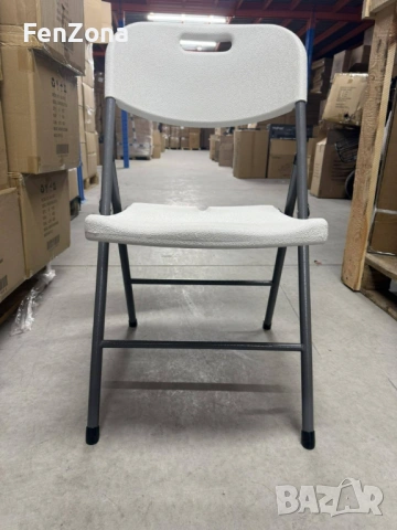 Комплект 4 броя сгъваеми кетъринг столове за градина и събития - удобни и издръжливи, снимка 12 - Градински мебели, декорация  - 53857756