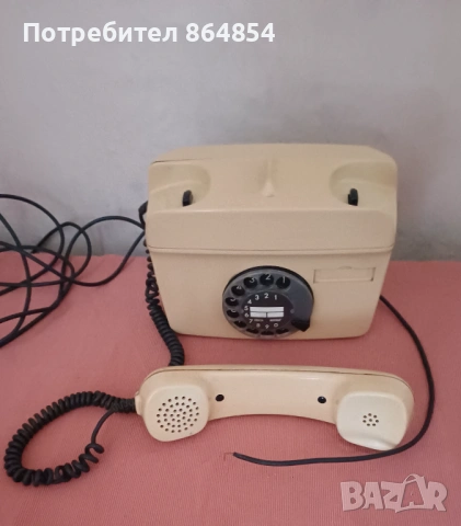 Стационарен ретро телефон стенен, снимка 2 - Стационарни телефони и факсове - 53949682