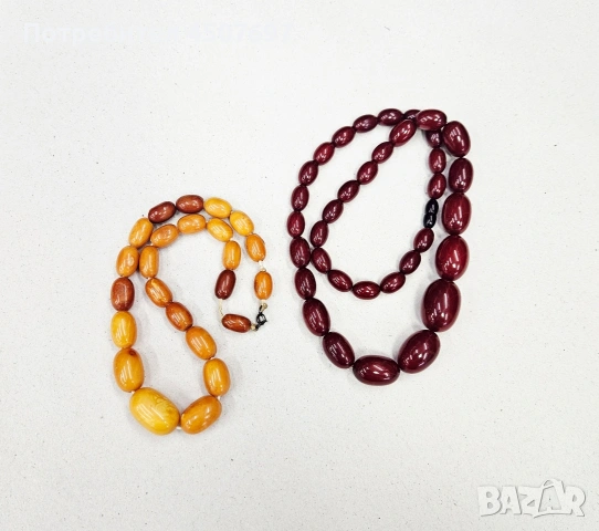 Кехлибарен стар гердан., снимка 11 - Колиета, медальони, синджири - 53192601