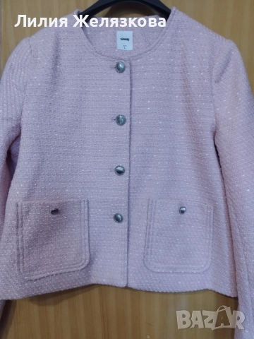 Дамско сако розово букле,Л, снимка 4 - Сака - 52660512