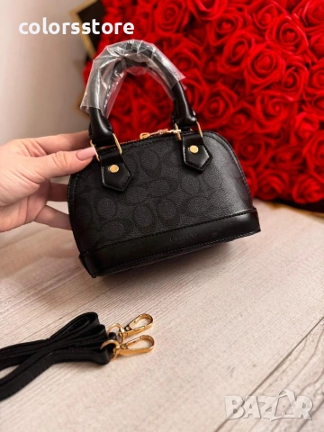 Черна чанта мини Coach/IM83v