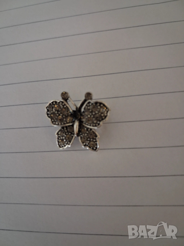 Брошка - пеперуда, снимка 2 - Други - 52323296