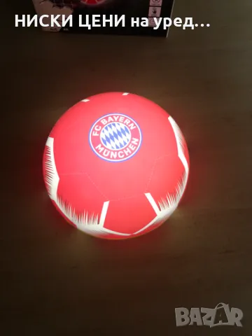 LED лампа за стена с логото на BAYERN MUNHEN, снимка 6 - Лед осветление - 48113449