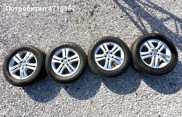 Оригинални джанти 17 от Honda CRV 5x114.3, ET50, 6.5J, снимка 2 - Гуми и джанти - 53843384