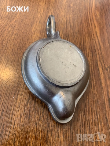 Ретро чугунен държач за лампа с лъвска глава – винтидж декор, снимка 3 - Антикварни и старинни предмети - 54013318