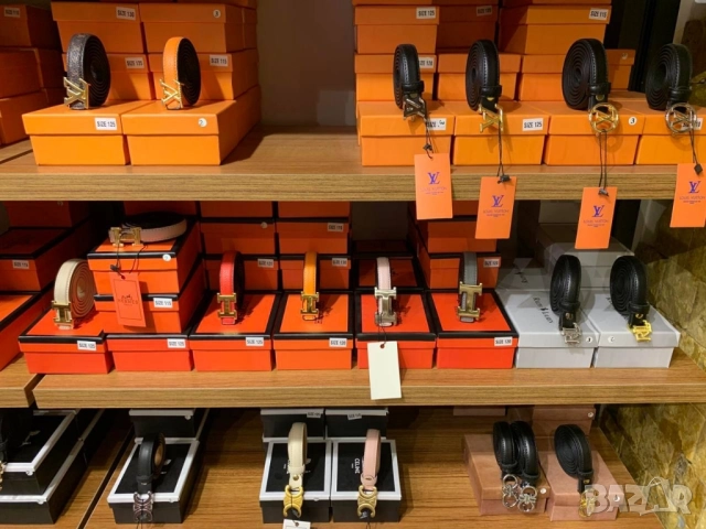 колани от естествена кожа в кутия ysl saint laurent hermes celine , снимка 15 - Колани - 51562132