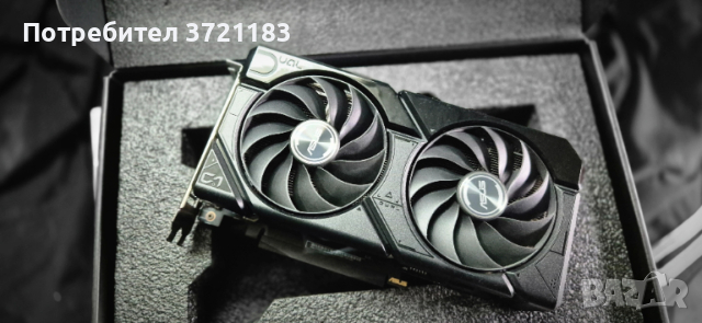 Видео карта ASUS Dual GeForce RTX 4060 Ti EVO OC Edition 8GB, снимка 3 - Видеокарти - 53520198