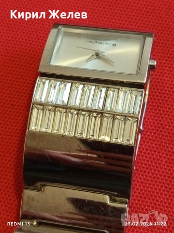 Модерен дамски часовник Red herring japan quartz стил и елегантност 51694, снимка 6 - Дамски - 53590283