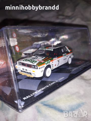 Lancia Delta HF 4WD Rally Monte-Carlo 1988 A.Fiorio-L.Pirollo  1.43 Eaglemoss. Top model., снимка 9 - Колекции - 46572338