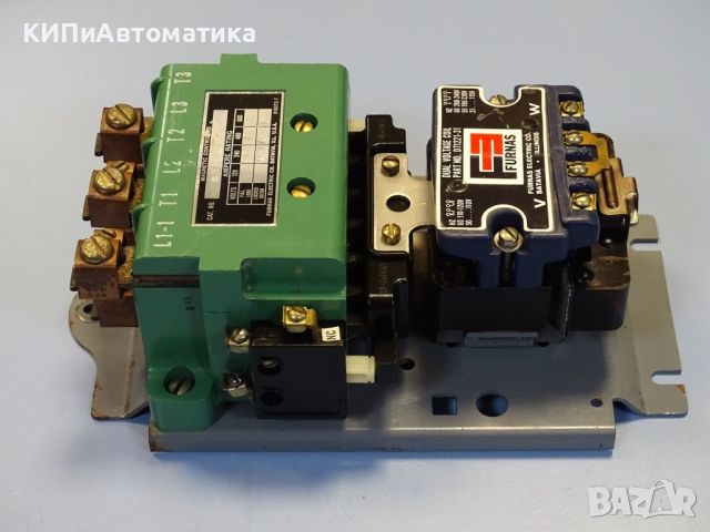 контактор въздушен FURNAS 42FB35AAD8GC contactor 3-pole 110-120V, снимка 2 - Резервни части за машини - 45133770