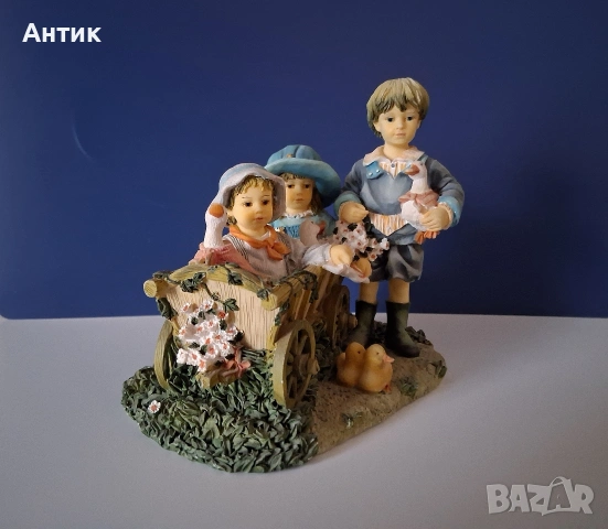 Красива Стара Фигура Статуетка Англия, снимка 6 - Колекции - 53594547