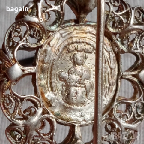 Сребърна брошка от 18-ти век., снимка 3 - Антикварни и старинни предмети - 52917485