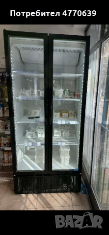 Двукрилна хладилна витрина
