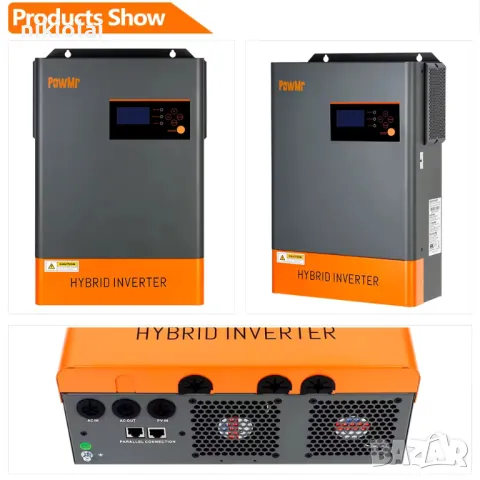 Хибриден слънчев инвертор   6.2KW  паралелно до 12 единици