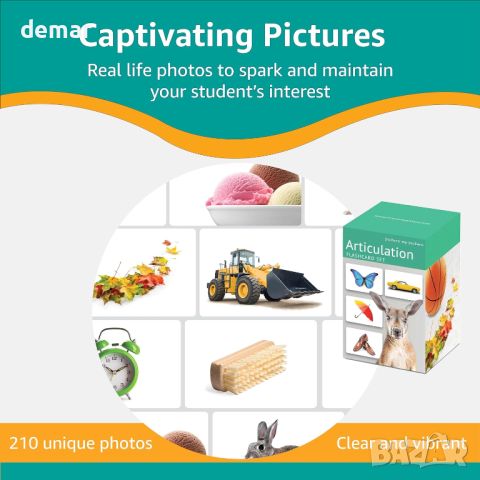 Артикулационни флаш карти, логопедични материали за деца, подходящи за аутизъм, снимка 6 - Образователни игри - 46433687