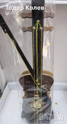 Подарък дървена цигулка с бутилка. , снимка 3 - Други - 50311511