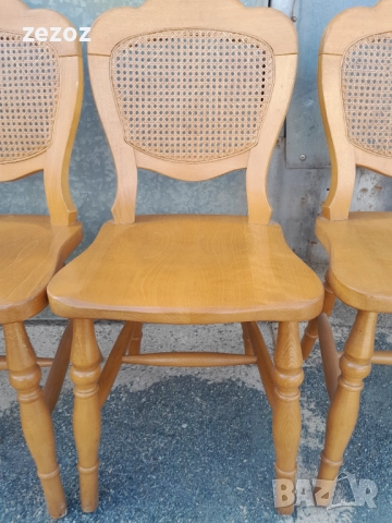 Столове трапезни масив №025, снимка 5 - Столове - 52570824