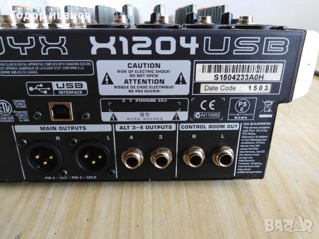 Behringer - 1204usb, снимка 9 - Ресийвъри, усилватели, смесителни пултове - 46271953