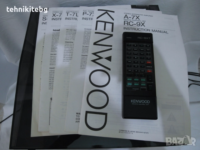 ⭐⭐⭐ KENWOOD ROXY CD-9 ⭐⭐⭐ Рядко срещана компонентна ретро система с ракла, снимка 10 - Аудиосистеми - 25896559