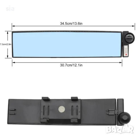 Огледало за обратно виждане и компас и термометър, снимка 3 - Аксесоари и консумативи - 47148890