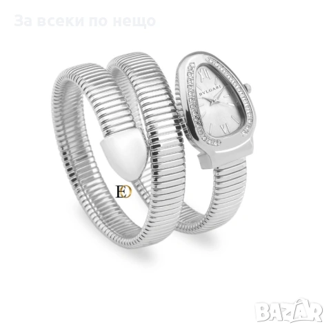 Bvlgari Дамски Часовник Тип Змия Булгари - Налични Различни Цветове Код SK728, снимка 8 - Дамски - 53146642