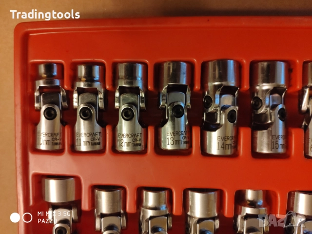 NAPA 3/8 17броя MM AF вложки кардан камъни комплект, снимка 4 - Гедорета - 52852125