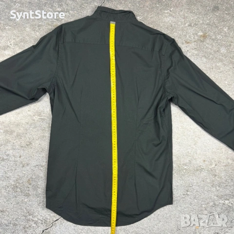 Оригинална риза Tommy Hilfiger Slim Fit Stretch - размер XL - Черна, снимка 9 - Ризи - 53302513