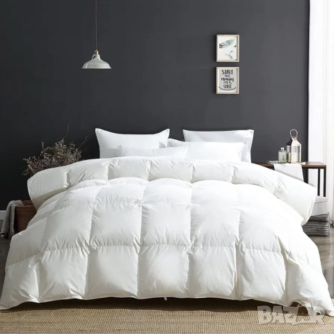 200x200см Премиум Зимна Завивка с Естествен Гъши Пух (1520гр), APSMILE