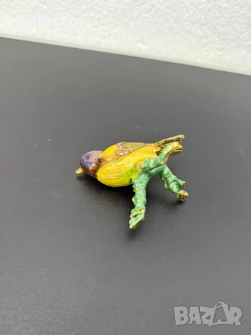 Метална кутийка за бижута с емайл. №7410, снимка 9 - Колекции - 51904808